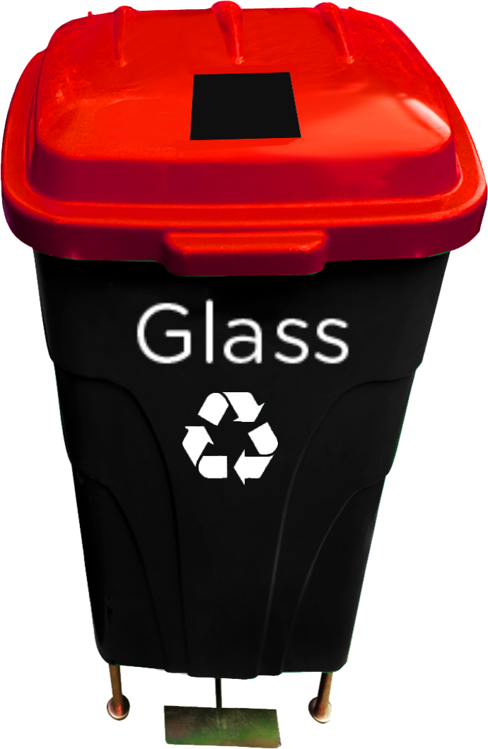 60lt Recycle Waste Bin (squareslit)