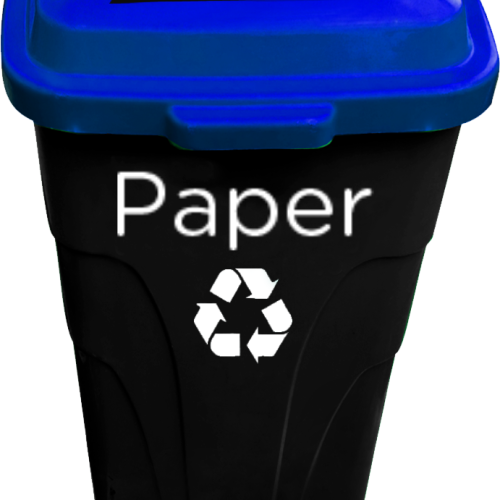 60lt Recycle Waste Bin (straightslit)
