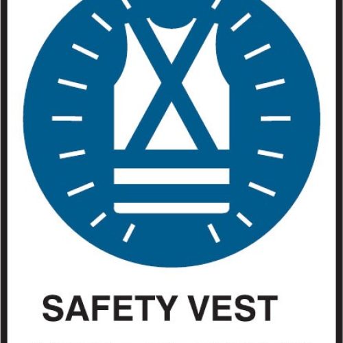 Self Adhesive Vinyl – P.P.E Required- Sign