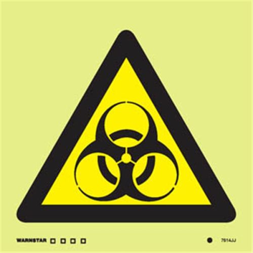 Bio hazard symbol-Photoluminscent