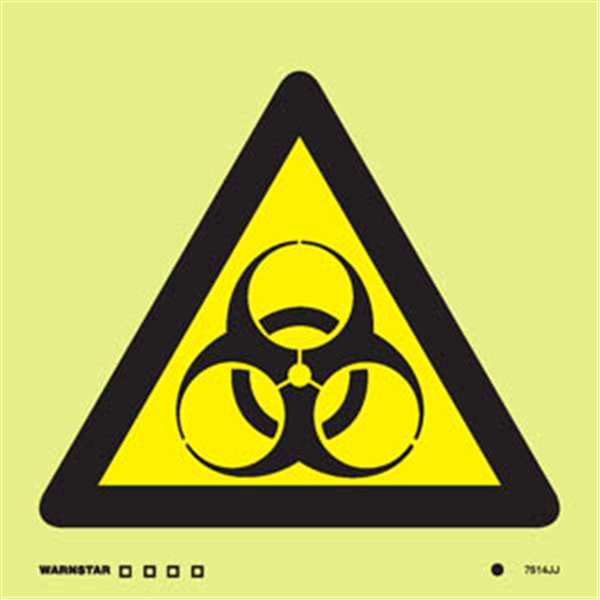 Bio hazard symbol-Photoluminscent