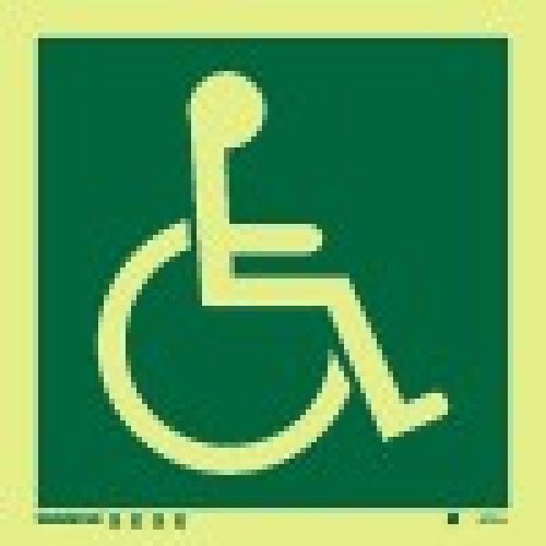 Disable-Access-Symbol-Photoluminscent