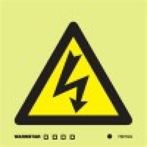 Electrical Safety Sign & Symbol-Photoluminscent