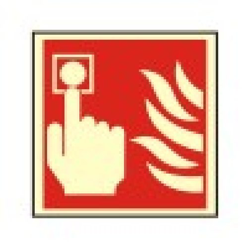 Fire Alarm sign-Photoluminscent