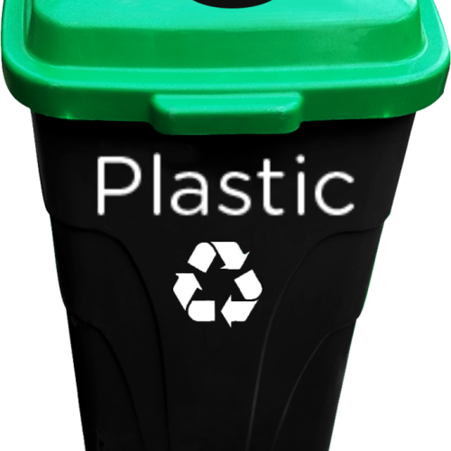 Recycle Waste Bin-round slit