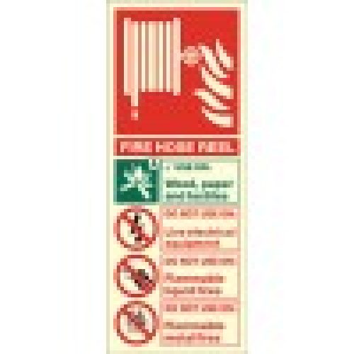 How To Fire Hose Reel Sign-Photoluminscent